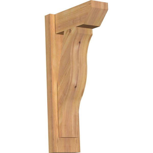 Ekena Millwork Funston Slat Smooth Outlooker, Western Red Cedar, 5 1/2"W x 12"D x 24"H OUT06X12X24FST06SWR - main